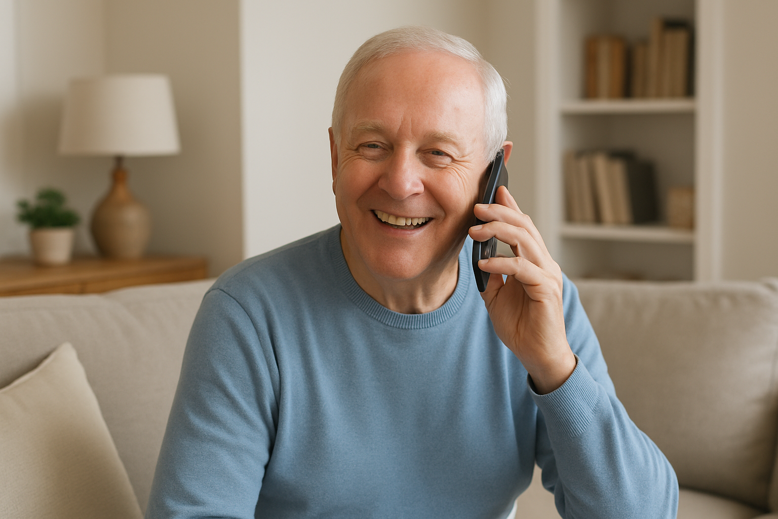 Senior receiving Medicare consultation