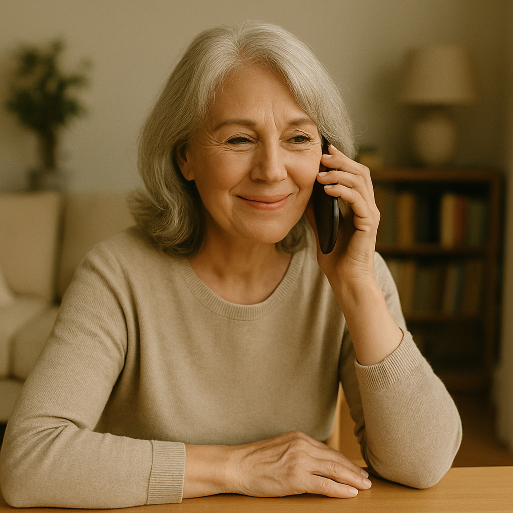Senior reviewing Medicare information